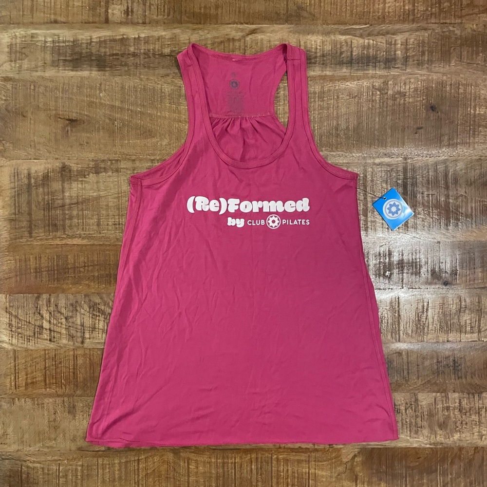 NWT Club Pilates ‘Reformed by CP’ Racerback Tank